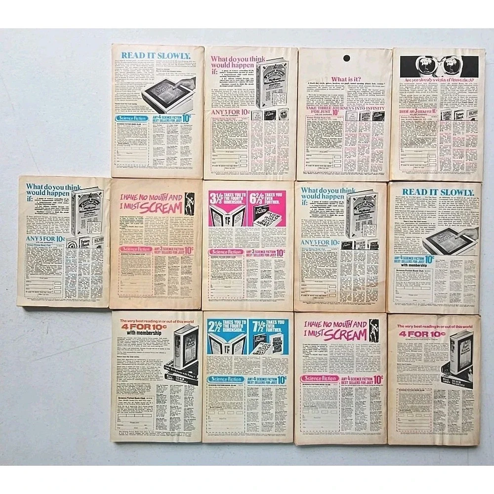 Analog Science Fiction Science Fact and Fiction 1960-75 Magazines Lot of 40 TSD8
